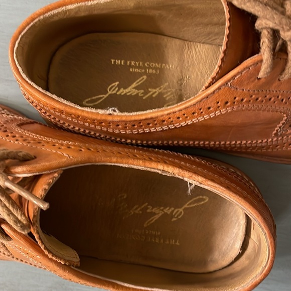 The Frye Company John Atoye Oxford wingtips in British tan. Size 71/4 D men’s - Picture 7 of 8